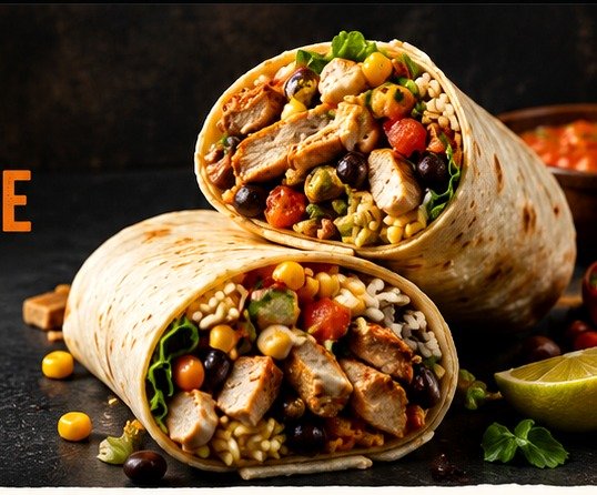 Loaded burritos